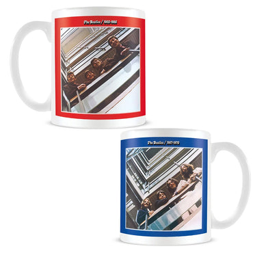 THE BEATLES (65th Anniversary) - Red and Blue / Mug &amp; Socks Set / Mug