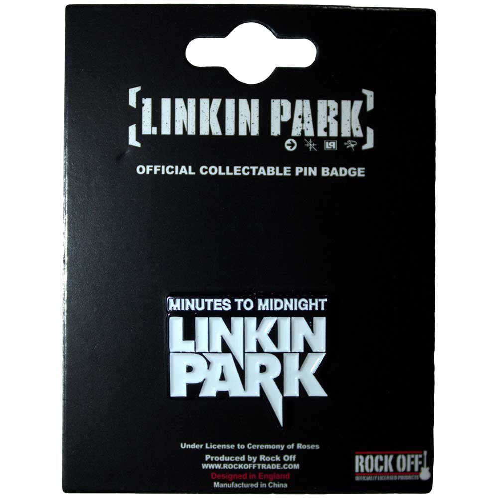 LINKIN PARK - Minutes To Midnight / Metal Pin Badge / Badge