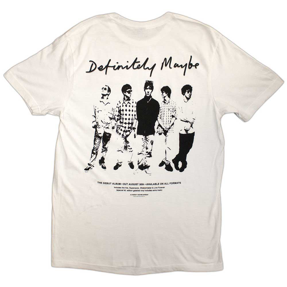
                  
                    OASIS オアシス (10月 来日 記念 ) - Definitely Maybe Promo / バックプリントあり / Tシャツ / メンズ 【公式 / オフィシャル】
                  
                