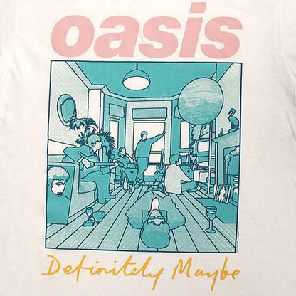 OASIS オアシス (映画「オアシス：ドント・ルック・バック・イン・アンガー」公開 ) - Definitely Maybe Illustration Colour / Tシャツ / メンズ