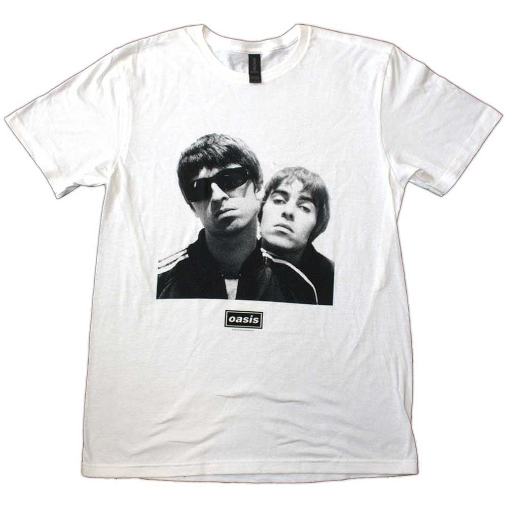 OASIS オアシス (10月 来日 記念 ) - Noel & Liam Square Photo / Tシャツ / メンズ 【公式 / オフィシャル】