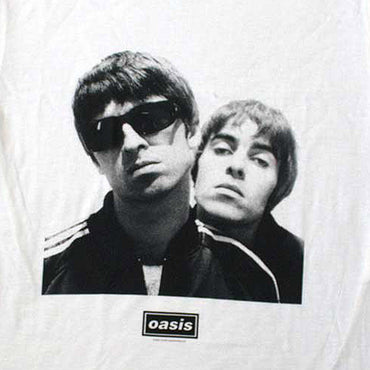 OASIS オアシス (10月 来日 記念 ) - Noel & Liam Square Photo / Tシャツ / メンズ 【公式 / オフィシャル】