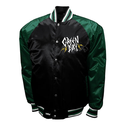 GREEN DAY グリーンデイ - LOGO Satin Jacket / バックプリントあり / アウター / メンズ