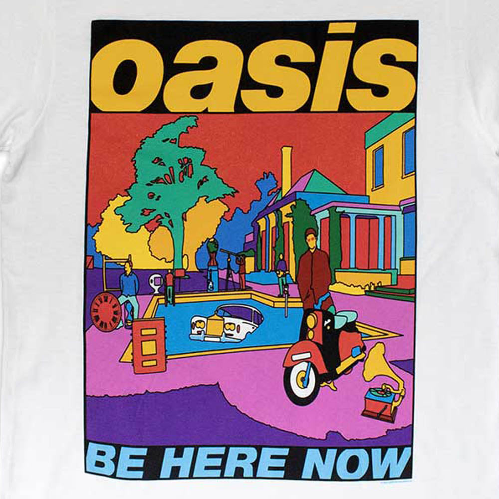 
                  
                    OASIS オアシス (10月 来日 記念 ) - Be Here Now Illustration / Tシャツ / メンズ
                  
                