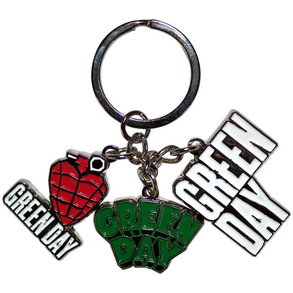 GREEN DAY グリーンデイ - Logo Charms / チャーム付き / キーホルダー 【公式 / オフィシャル】