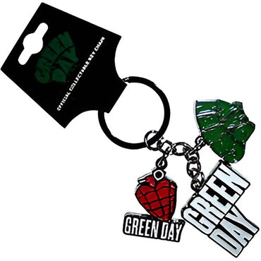 GREEN DAY グリーンデイ - Logo Charms / チャーム付き / キーホルダー 【公式 / オフィシャル】