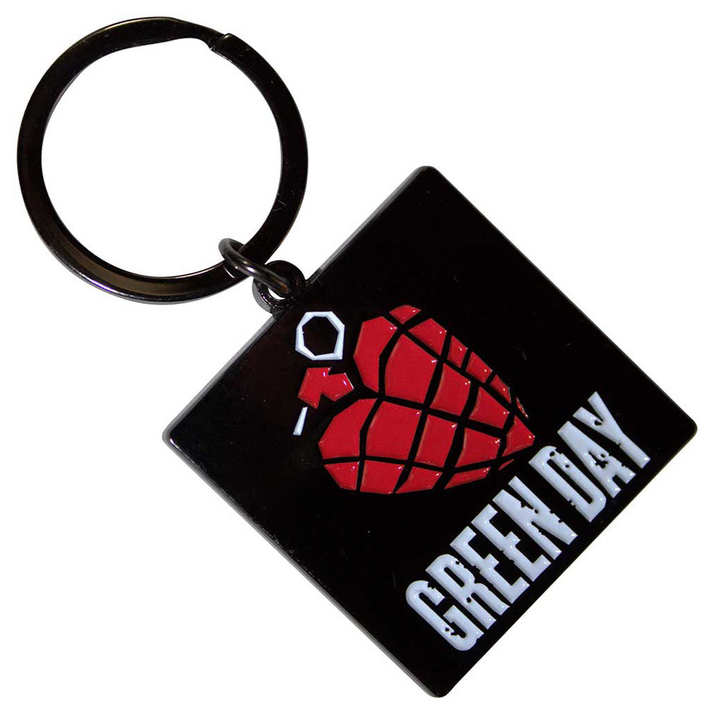 GREEN DAY グリーンデイ - Grenade Logo / キーホルダー 【公式 / オフィシャル】