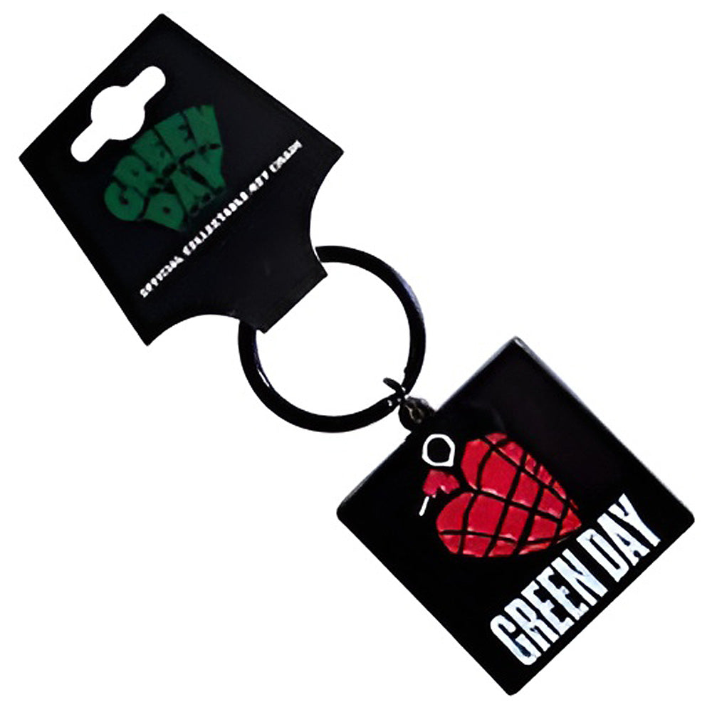 GREEN DAY グリーンデイ - Grenade Logo / キーホルダー 【公式 / オフィシャル】