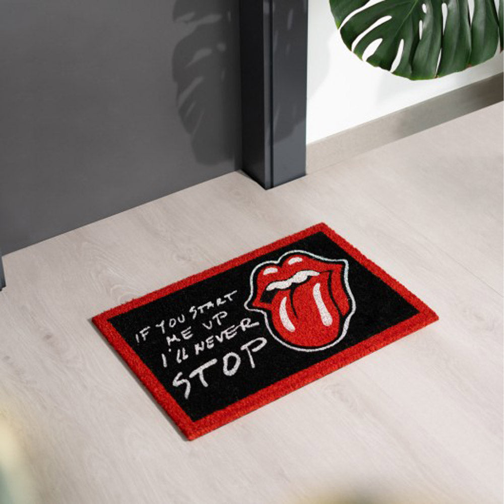 
                  
                    ROLLING STONES ローリングストーンズ - IF YOU START ME UP I'LL NEVER STOP / ドアマット
                  
                