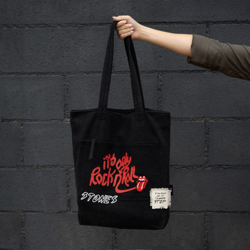 ROLLING STONES ローリングストーンズ (来日 35周年 記念 ) - IT'S ONLY ROCKN'ROLL / トートバッグ - PGS