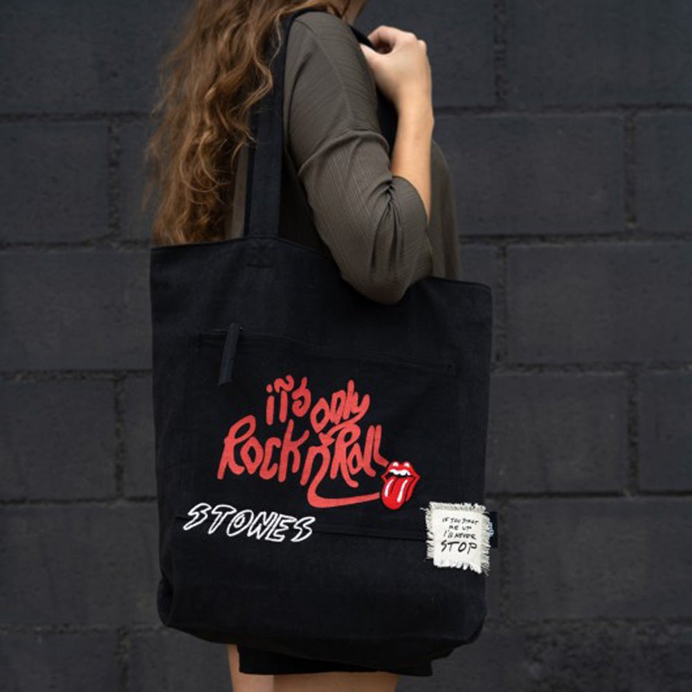 ROLLING STONES ローリングストーンズ (来日 35周年 記念 ) - IT'S ONLY ROCKN'ROLL / トートバッグ - PGS