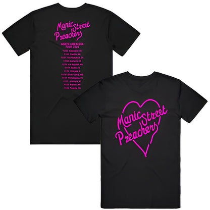 MANIC STREET PREACHERS マニックストリートプリーチャーズ - Stay Beautiful Tour / バックプリントあり / Tシャツ / メンズ 【公式 / オフィシャル】