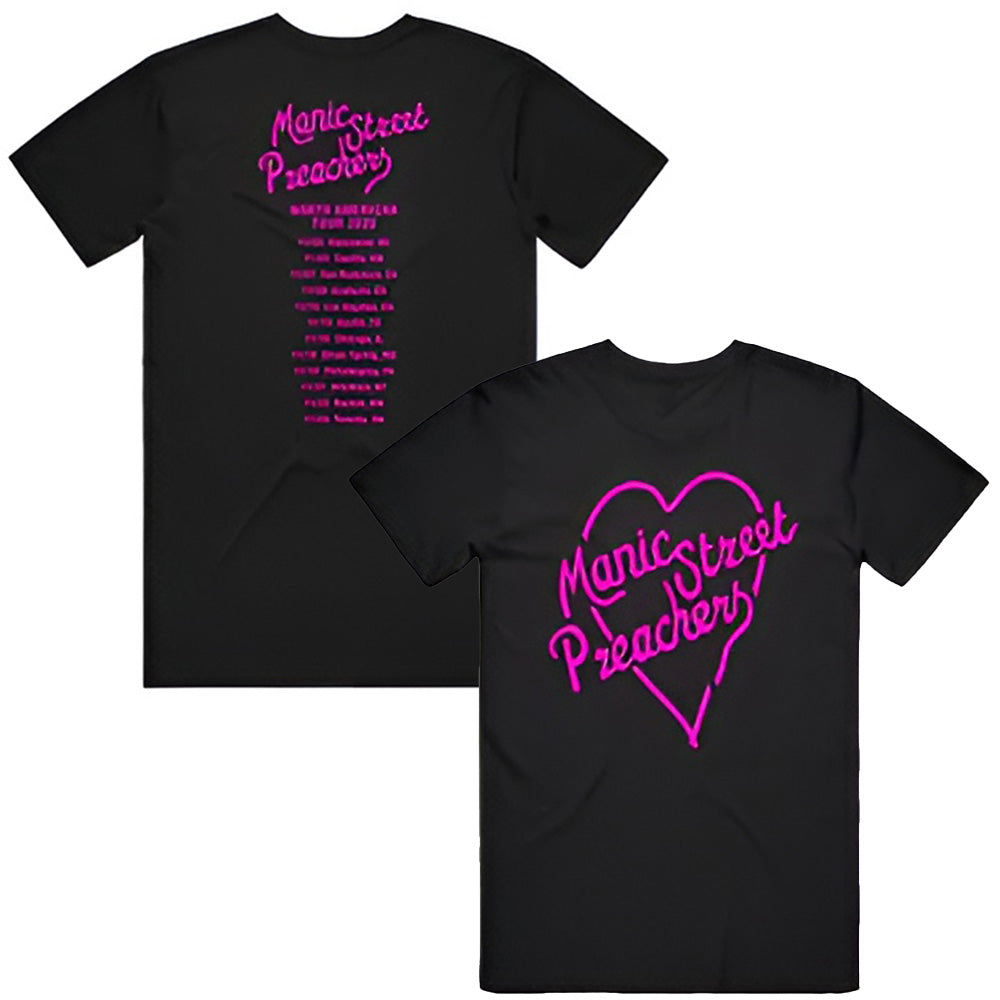MANIC STREET PREACHERS マニックストリートプリーチャーズ - Stay Beautiful Tour / バックプリントあり / Tシャツ / メンズ 【公式 / オフィシャル】