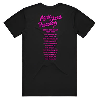 MANIC STREET PREACHERS マニックストリートプリーチャーズ - Stay Beautiful Tour / バックプリントあり / Tシャツ / メンズ 【公式 / オフィシャル】