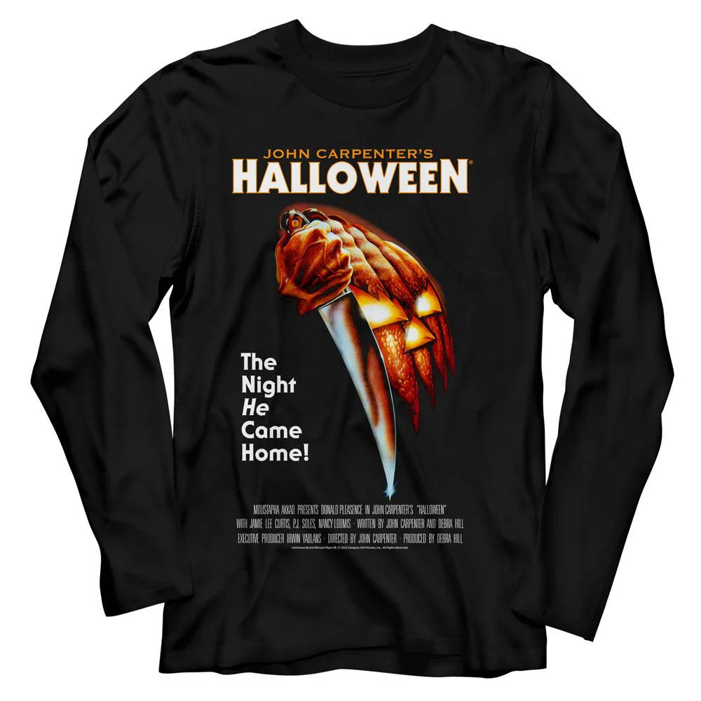 HALLOWEEN ハロウィン - MOVIE POSTER / 長袖 / Tシャツ / メンズ 【公式 / オフィシャル】