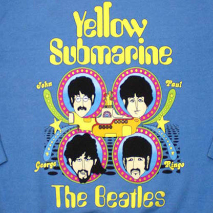 THE BEATLES (65th Anniversary) - Yellow Submarine Heads In Circles / Long Sleeve / Hoodie / Sweatshirt / Men's