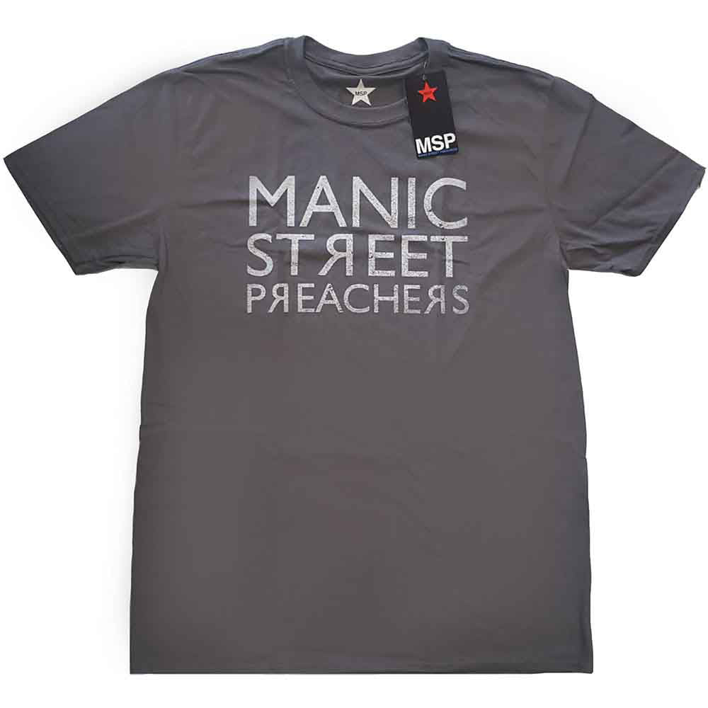 MANIC STREET PREACHERS マニックストリートプリーチャーズ - Reversed Logo / Tシャツ / メンズ 【公式 / オフィシャル】