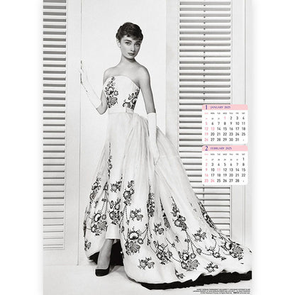 【廃番ラスト販売/特別価格】AUDREY HEPBURN オードリー・ヘプバーン - 2025年カレンダー / 壁掛け / カレンダー・ダイアリー