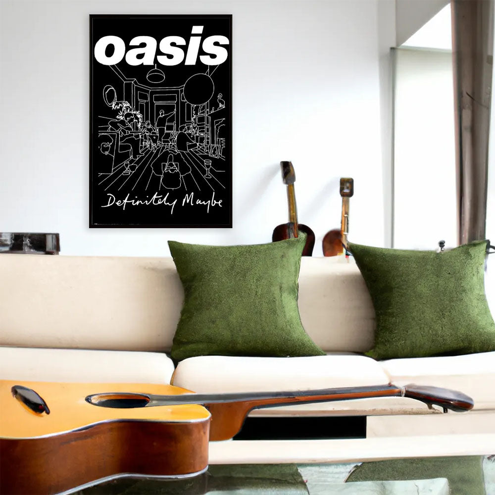 
                  
                    OASIS オアシス (10月 来日 記念 ) - DEFINITELY MAYBE ART / ポスター 【公式 / オフィシャル】
                  
                