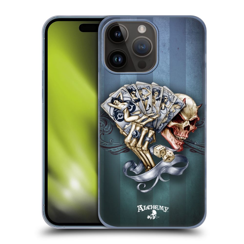 ALCHEMY GOTHIC アルケミーゴシック - Skull And Cards / Read 'Em And Weep ハード case / Apple iPhoneケース 【公式 / オフィシャル】