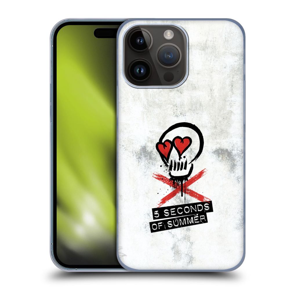 5 SECONDS OF SUMMER - X-Skulls / White ハード case