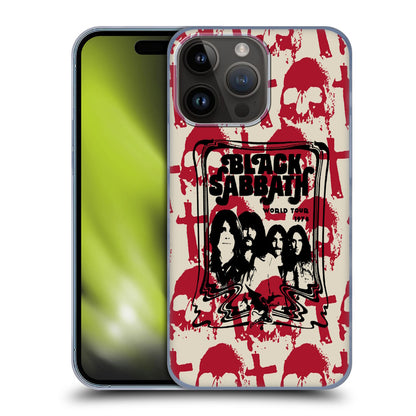 BLACK SABBATH ブラックサバス (OZZY OSBOURNE 追悼 ) - Skull Cross World Tour ハード case / Apple iPhoneケース 【公式 / オフィシャル】