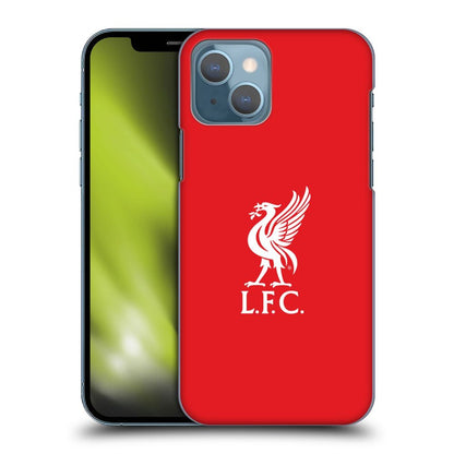 LIVERPOOL FC - White Logo In Red ハード case