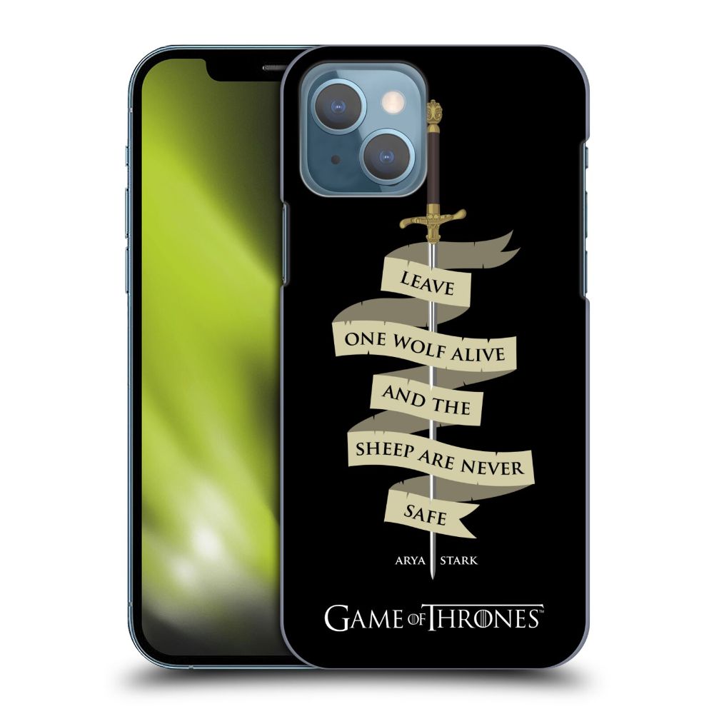 GAME OF THRONES - Arya Quote Needle ハード case