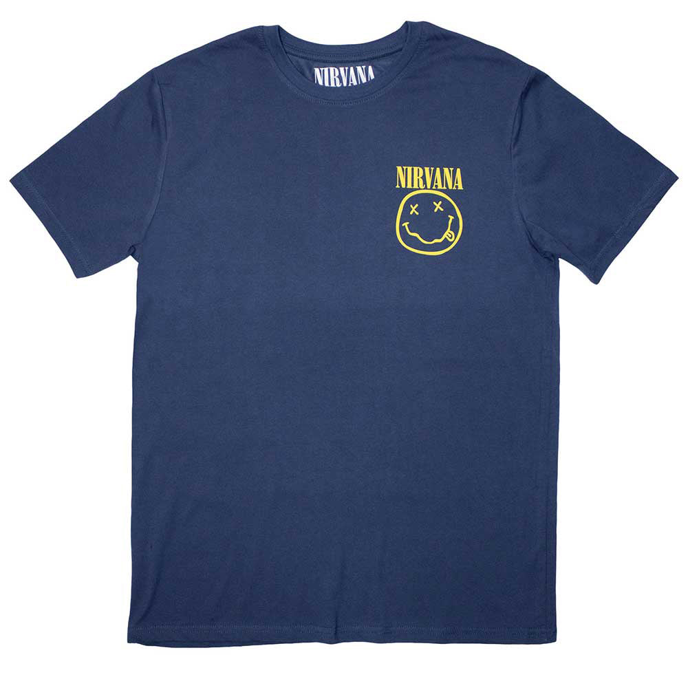 NIRVANA ニルヴァーナ - Mini Happy Face / Tシャツ / メンズ 【公式 / オフィシャル】