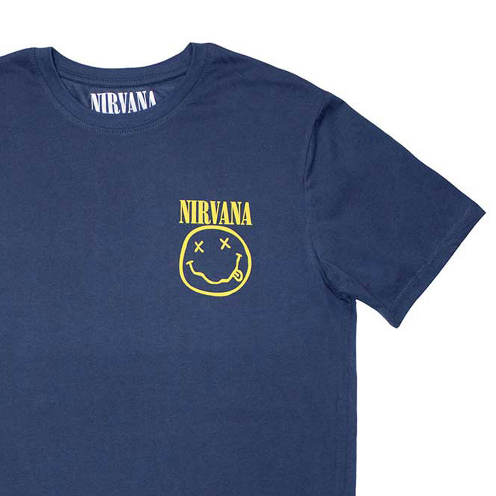 NIRVANA ニルヴァーナ - Mini Happy Face / Tシャツ / メンズ 【公式 / オフィシャル】