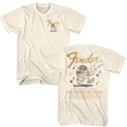 FENDER フェンダー (設立 80周年 ) - RECORDING MACHINE / バックプリントあり / Tシャツ / メンズ 【公式 / オフィシャル】