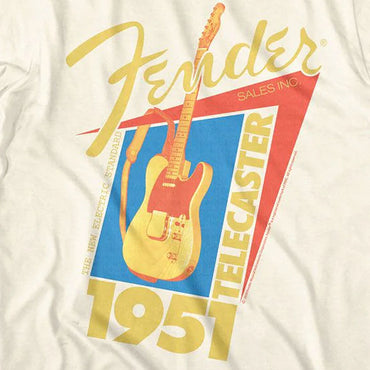 FENDER (80th Anniversary) - TELECASTER 1951 / Men's T-Shirt