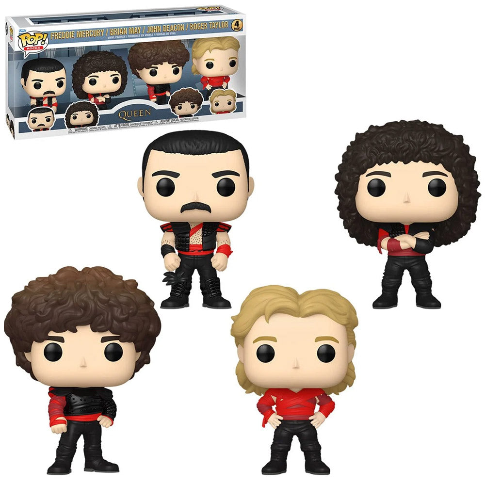 QUEEN クイーン (初来日50周年 ) - Radio Gaga Funko Pop! Vinyl Figure 4-Pack / フィギュア・人形 【公式 / オフィシャル】