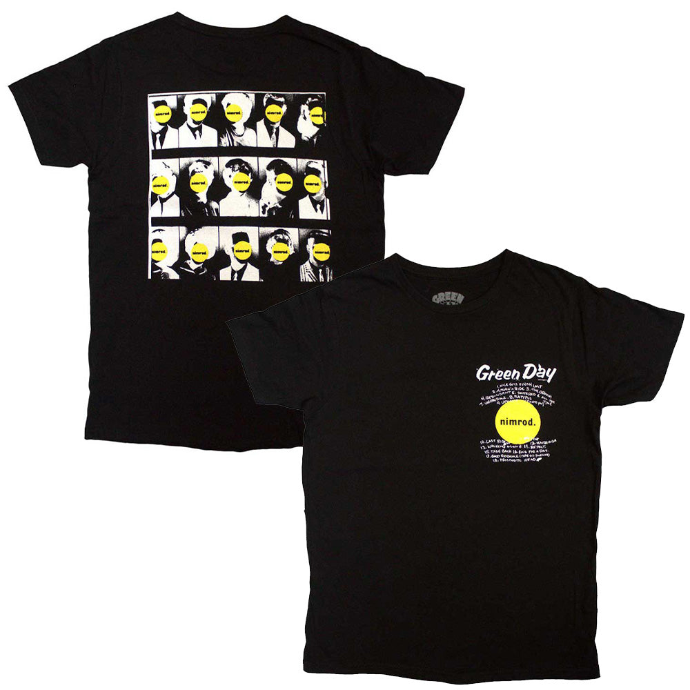 GREEN DAY グリーンデイ - Nimrod Pocket Mugshots / バックプリントあり / Tシャツ / メンズ 【公式 / オフィシャル】