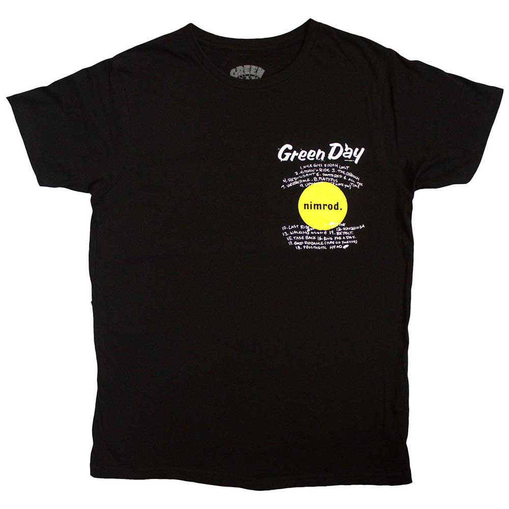 GREEN DAY グリーンデイ (来日 30周年 ) - Nimrod Pocket Mugshots / バックプリントあり / Tシャツ / メンズ