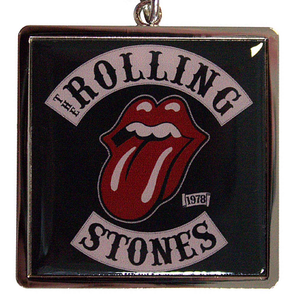 ROLLING STONES ローリングストーンズ - Tour '78 Bordered / キーホルダー 【公式 / オフィシャル】