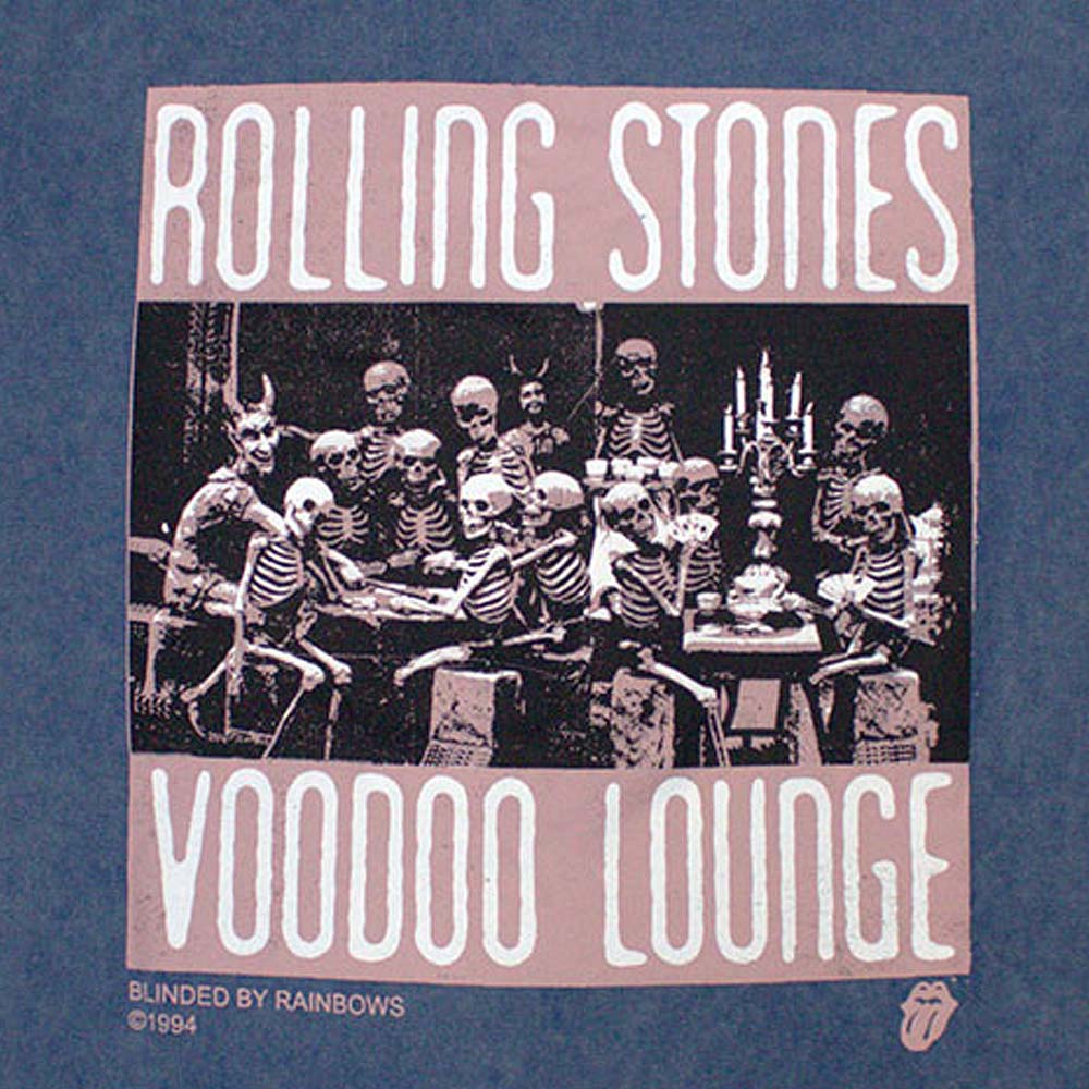 ROLLING STONES ローリングストーンズ - Voodoo Skulls （復刻ツアーTシリーズ） / Stone Wash / Tシャツ / メンズ