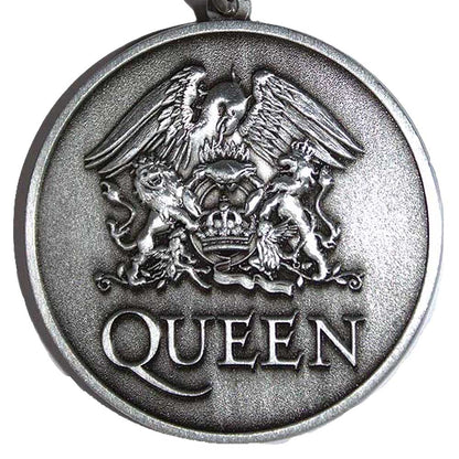 QUEEN クイーン (初来日50周年 ) - Silver Crest Double Sided / キーホルダー 【公式 / オフィシャル】