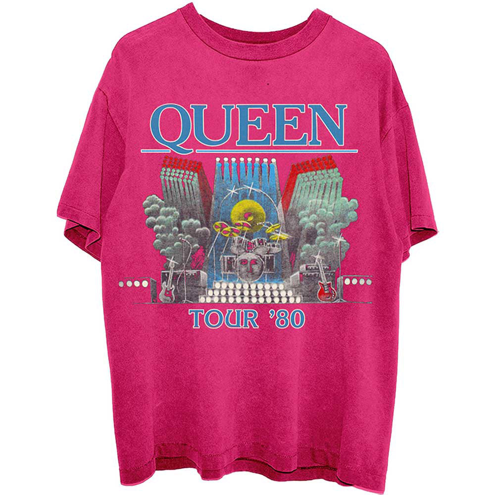 QUEEN クイーン (初来日50周年 ) - Tour '80 / Tシャツ / メンズ 【公式 / オフィシャル】
