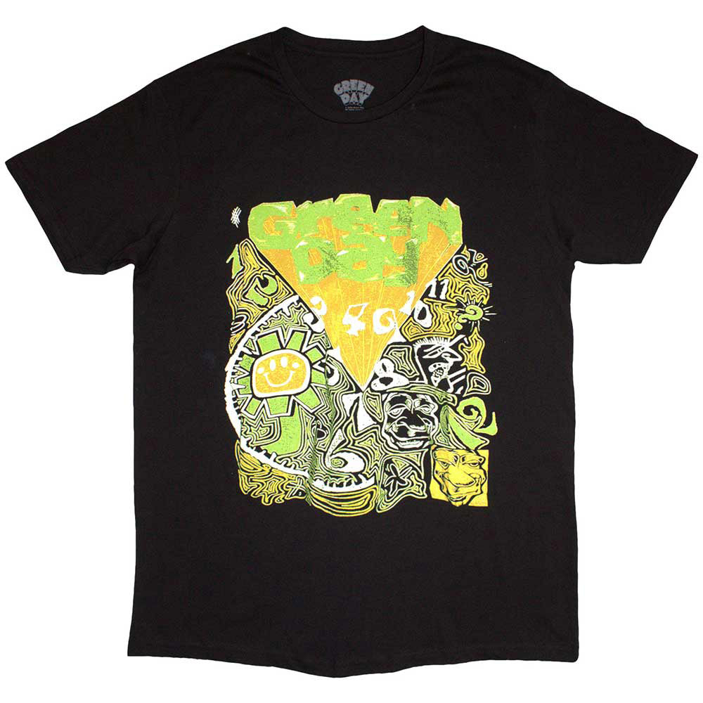 GREEN DAY グリーンデイ - Psychedelic Kerplunk / バックプリントあり / Tシャツ / メンズ 【公式 / オフィシャル】