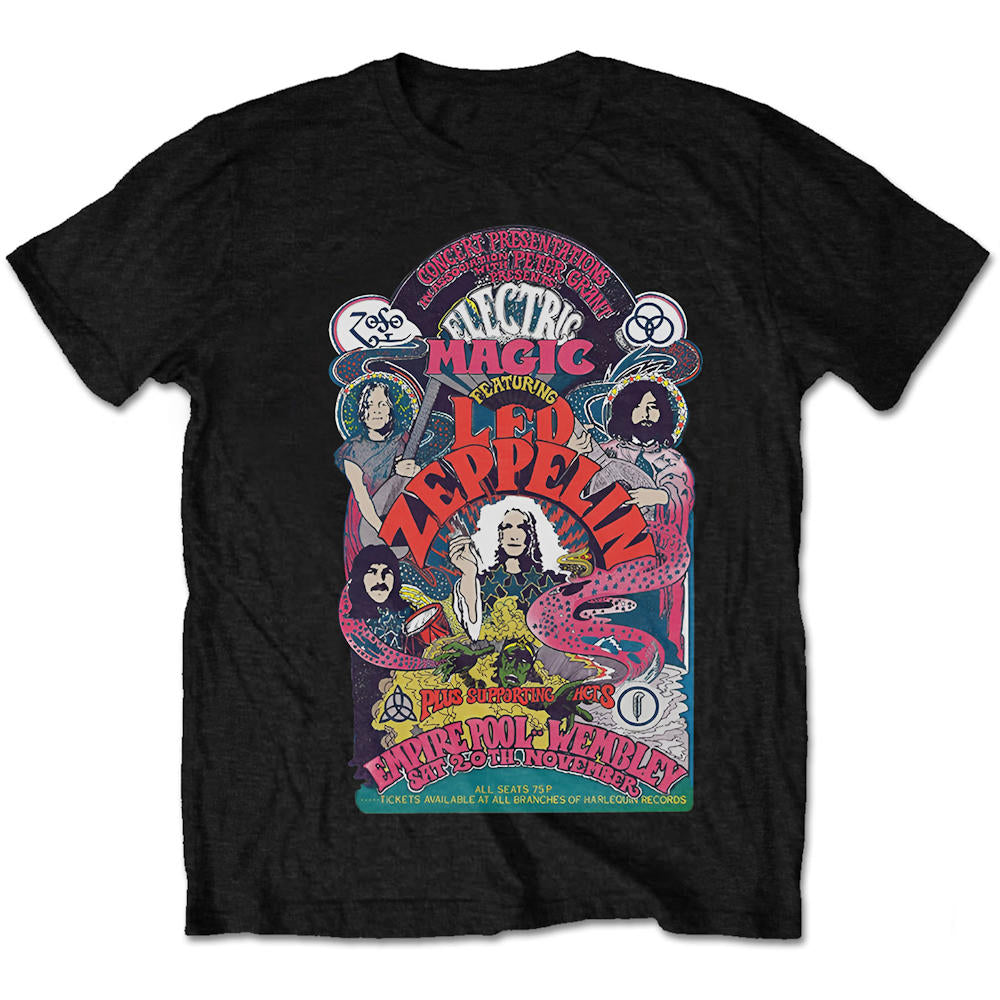 LED ZEPPELIN レッドツェッペリン (公式 映画公開 記念 ) - Full Colour Electric Magic / Tシャツ / メンズ 【公式 / オフィシャル】