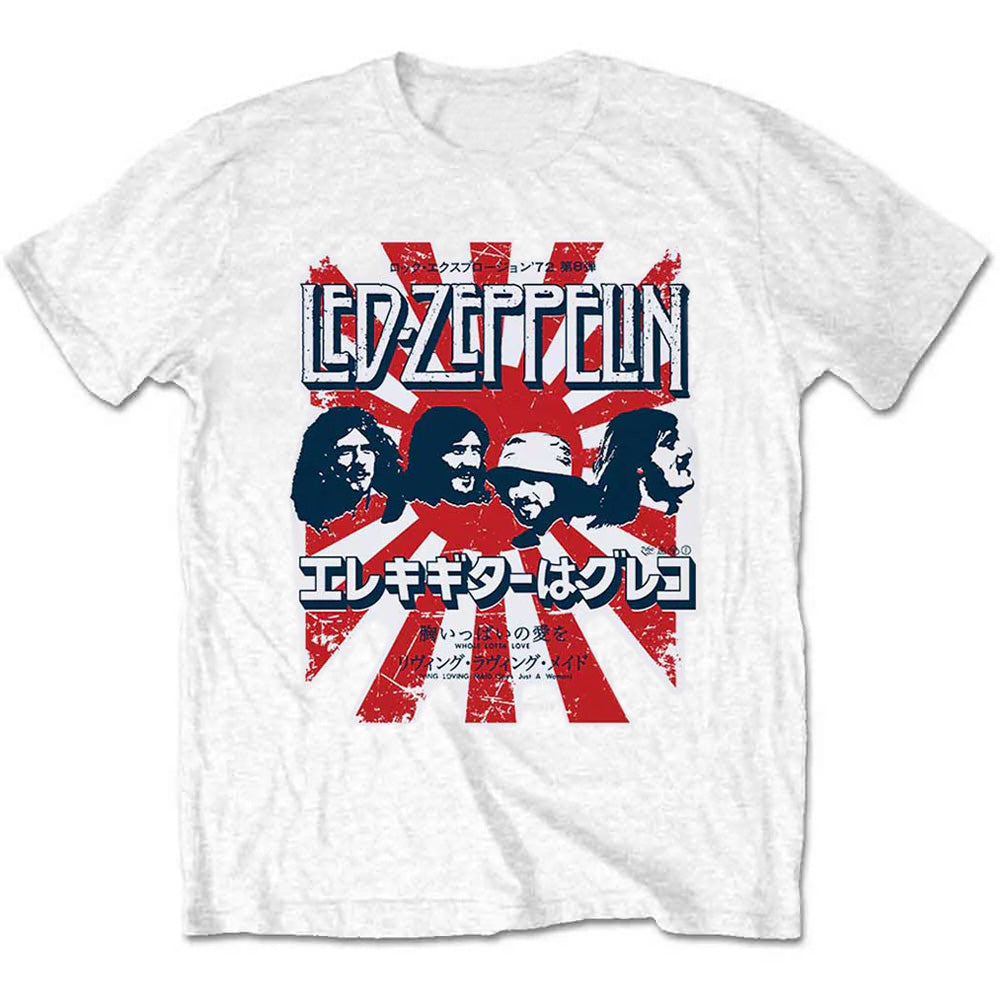 LED ZEPPELIN レッドツェッペリン (公式 映画公開 記念 ) - Japanese Burst / Tシャツ / メンズ 【公式 / オフィシャル】