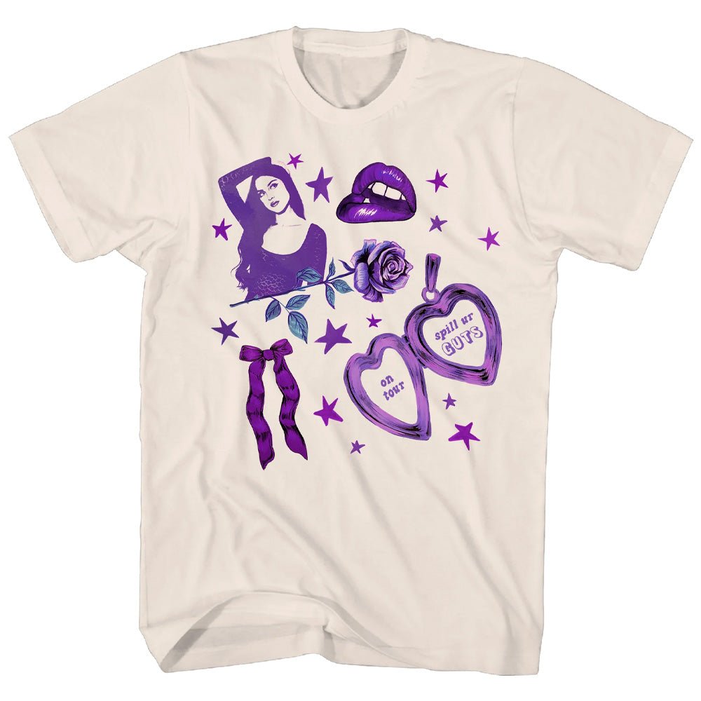 OLIVIA RODRIGO オリヴィアロドリゴ - Spill Ur Guts On Tour Collage / Tシャツ / メンズ - PGS