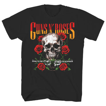 GUNS N ROSES ガンズアンドローゼズ (結成 40周年 ) - 1987-88 TOUR / バックプリントあり / Tシャツ / メンズ 【公式 / オフィシャル】