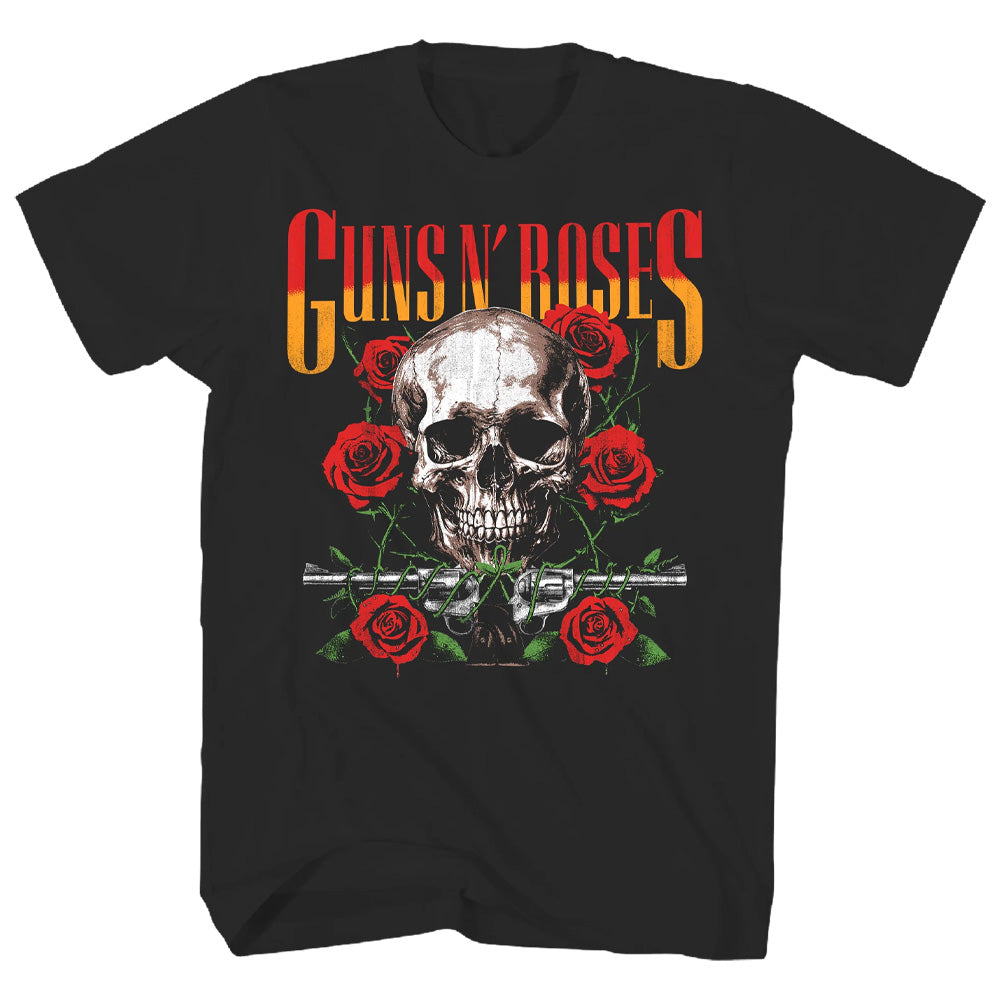 GUNS N ROSES ガンズアンドローゼズ (デビュー 40周年 ) - 1987-88 TOUR / バックプリントあり / Tシャツ / メンズ