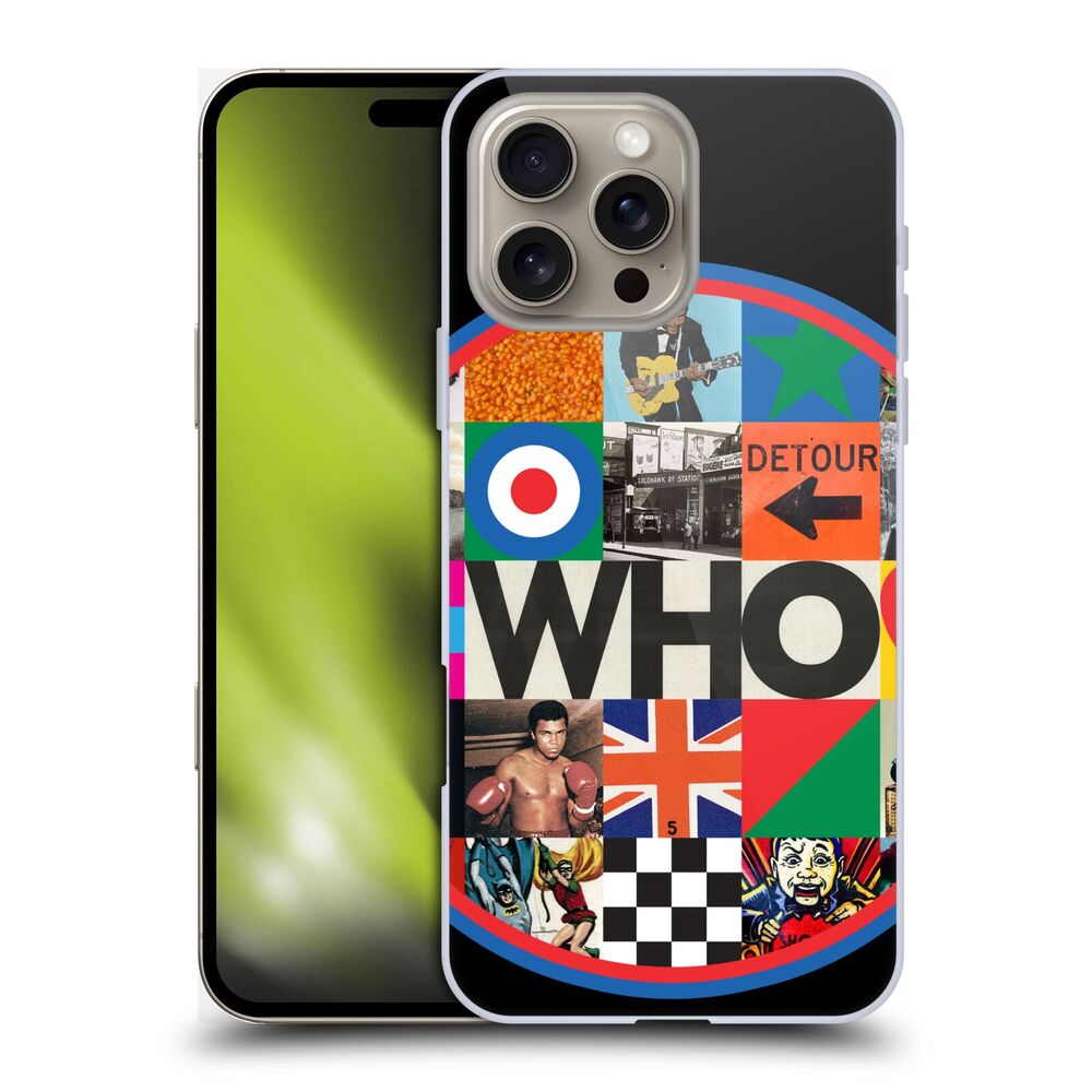 THE WHO ザ・フー (結成 60周年 ) - 2019 Album / Collage Circle ハード case / Apple iPhoneケース 【公式 / オフィシャル】