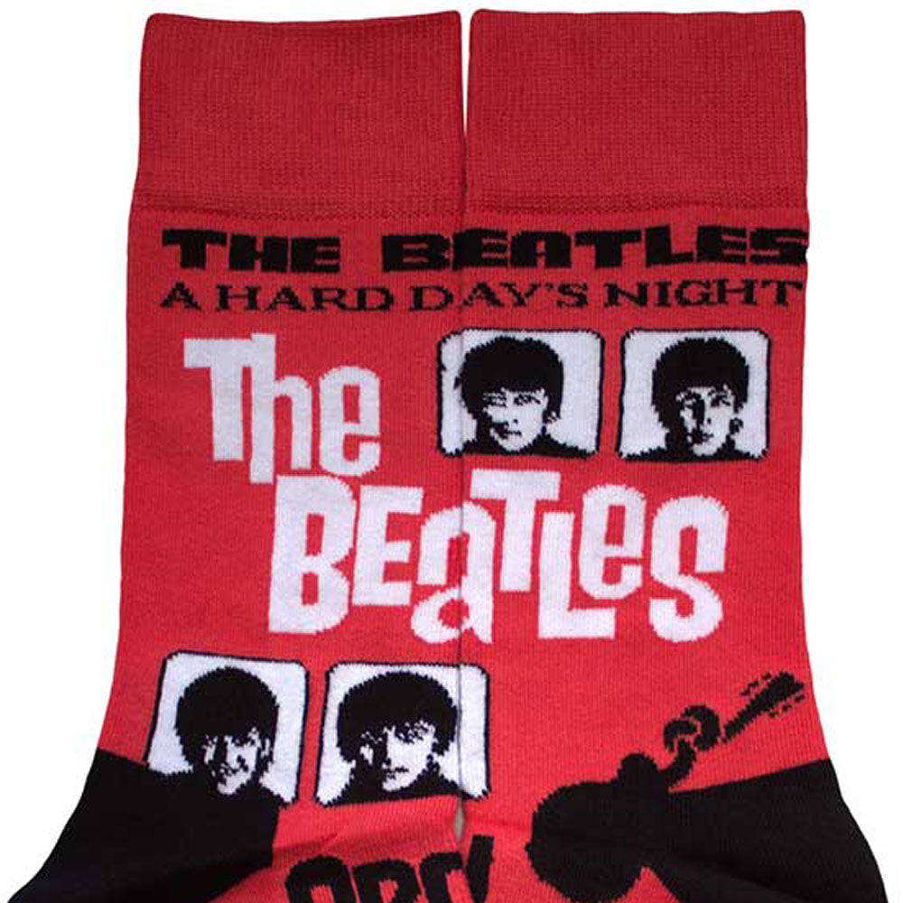 
                  
                    THE BEATLES ビートルズ (結成 65周年 ) - A Hard Day's Night / ソックス / メンズ 【公式 / オフィシャル】
                  
                