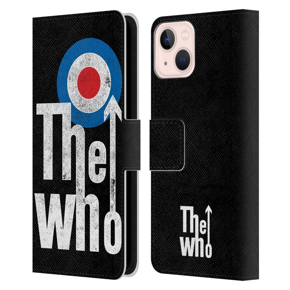 THE WHO ザ・フー (結成 60周年 ) - Classic Target Logo レザー手帳型 / Apple iPhoneケース 【公式 / オフィシャル】