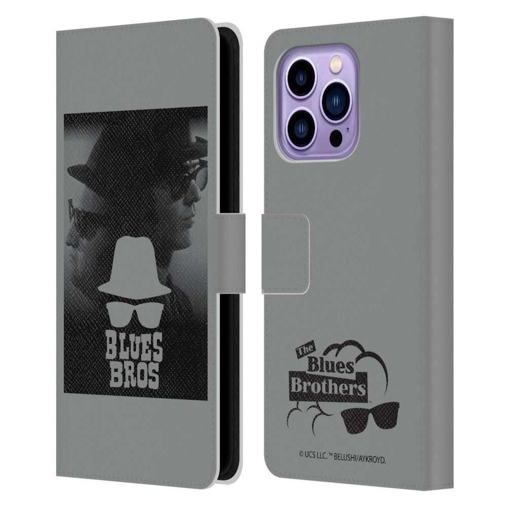 BLUES BROTHERS ブルースブラザーズ (公開 45周年 ) - Jake And Elwood レザー手帳型 / Apple iPhoneケース 【公式 / オフィシャル】
