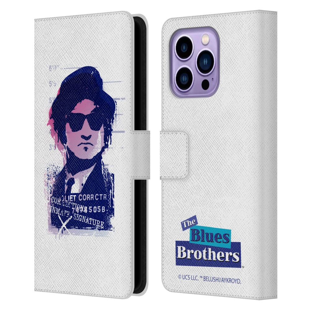 BLUES BROTHERS ブルースブラザーズ (公開 45周年 ) - Jake レザー手帳型 / Apple iPhoneケース 【公式 / オフィシャル】